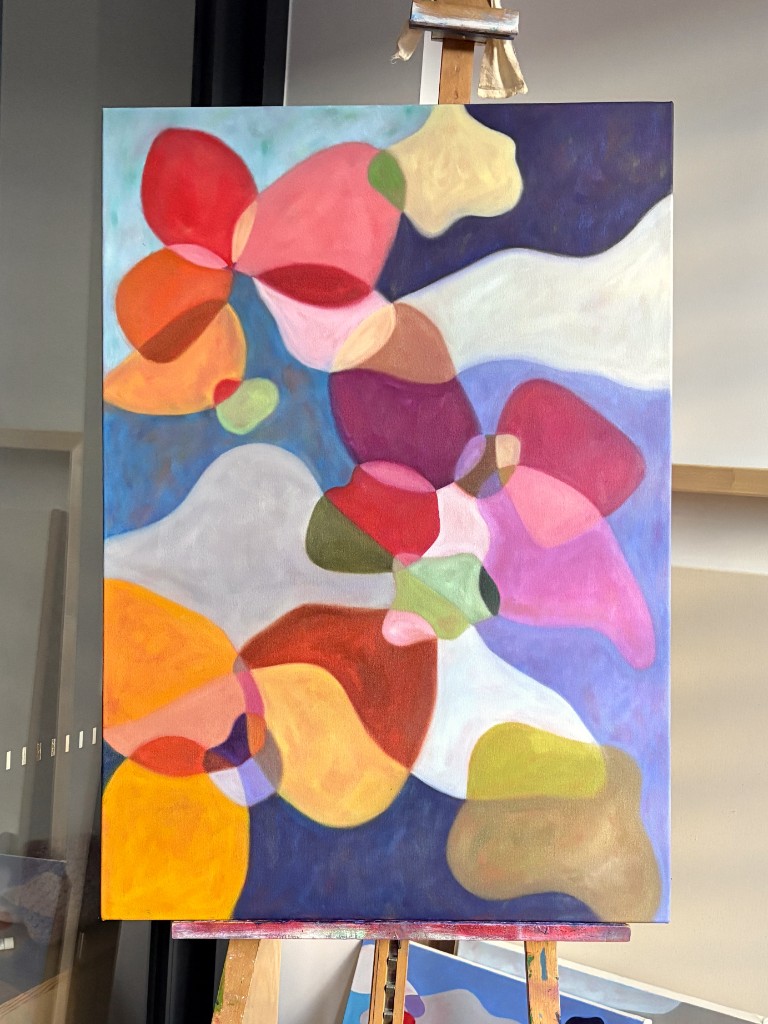 Orchid Dreams on the easel
